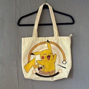 Pikachu Canvas Tote Bag